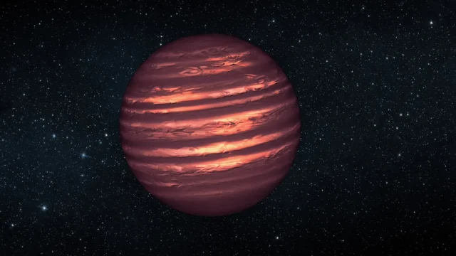 Astronomers detect patchy water clouds on coldest brown dwarf
