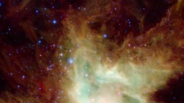 Researchers led by Andrea Botteon explain the neon Treble Clef radio emission
