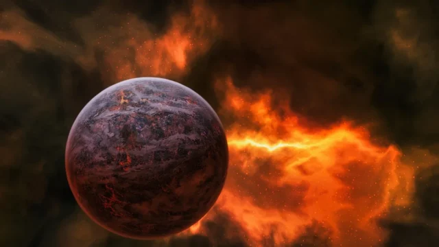 Researchers reveal deformed atmosphere of ultra-hot exoplanet